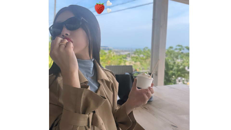 おしゃれなカフェへ☕️⋆͛*ﾟ