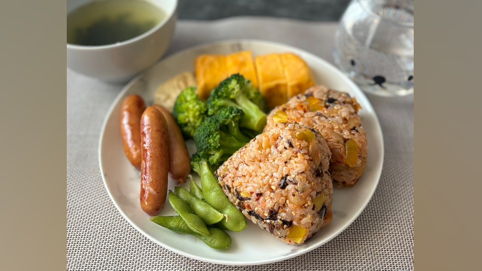 ルナの手作りボリューミー朝ごはん🍚笑