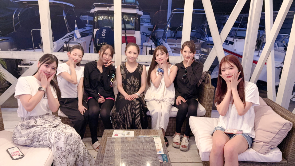 ナイトプール&バーベキュー！🩵🩵