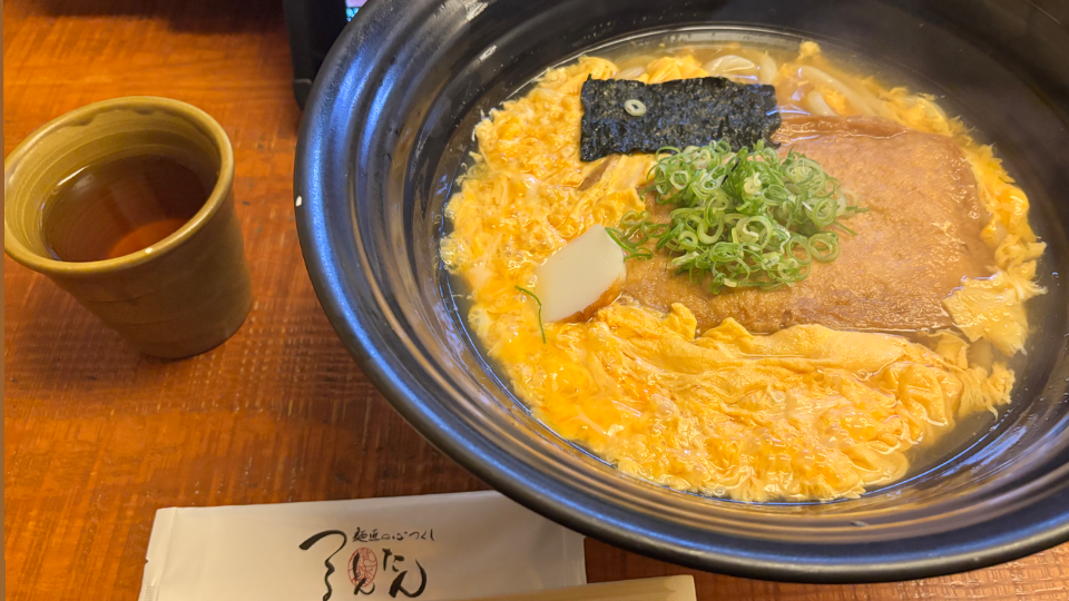 大阪いった時のうどん！