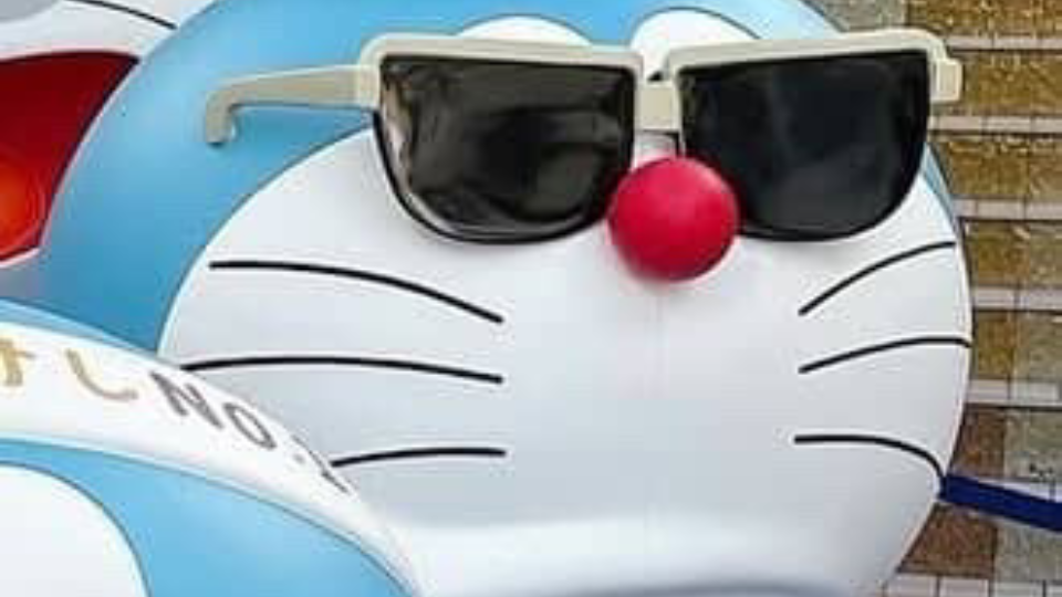 大阪のお友達から送られてきたドラえもん🩵私の推しに似てるらしい😅