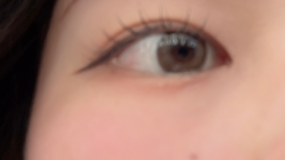 まつげ長い子が羨ましくてマツ育頑張り中🥺🎀※この写真はマツエクです👀
