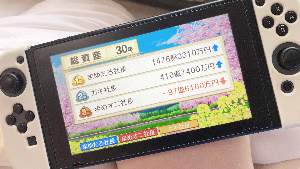 " 昨日の朝の時点で桃鉄30年🍑そしてお仕事復帰🥂𝐄𝐕𝐄やっぱり楽しい ''