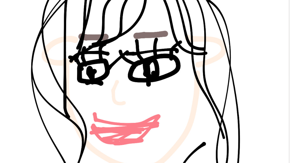 これはお友達から送られてきたわたし😸天才的な絵心かも😭