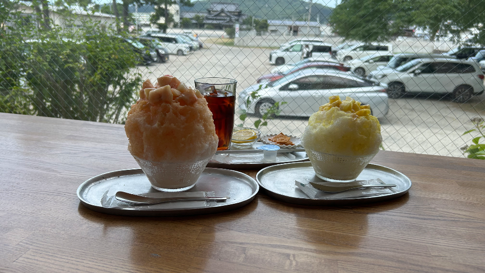 今年初かき氷を🍧秩父が浜まで元同期とドライブ🚗