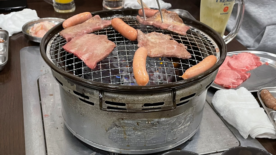 仕事終わりにみんなで🍖